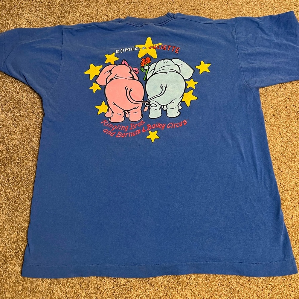 Vintage RINGLING BROS & BARNUM & BAILEY CIRCUS "Romeo & Juliette" XL - Picture 3 of 5